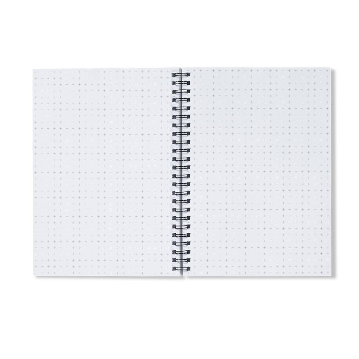 Abstract wiro-bound notebook unique art journal | Love Together I