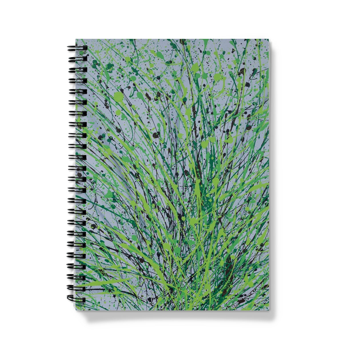 Abstract wiro-bound notebook unique art journal | Seasons II