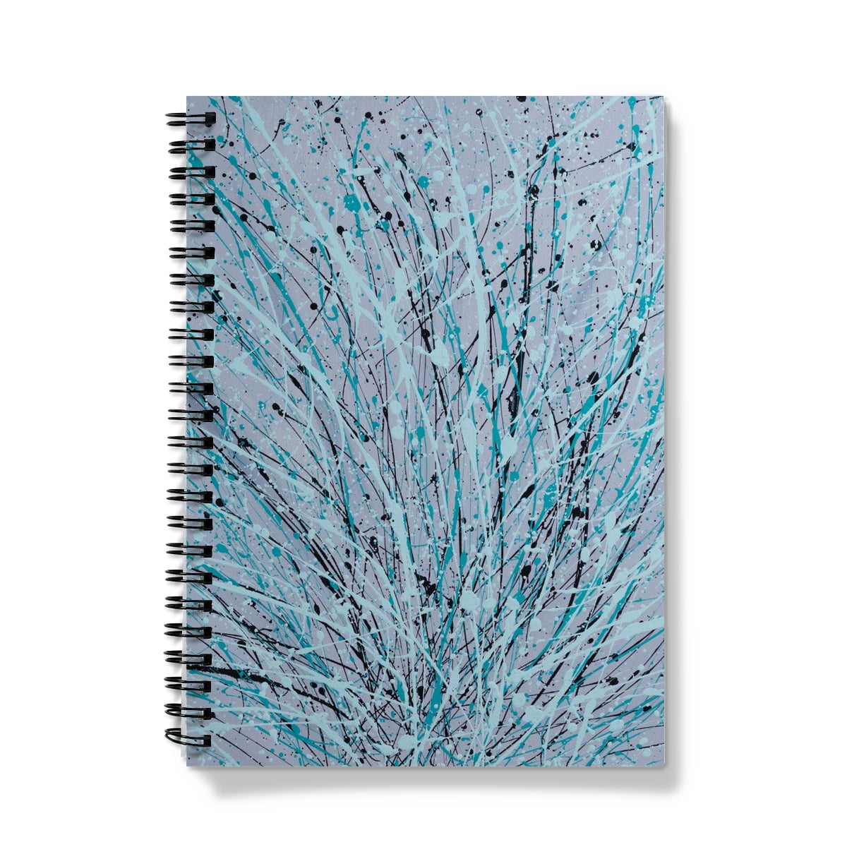 Abstract wiro-bound notebook unique art journal | Seasons I