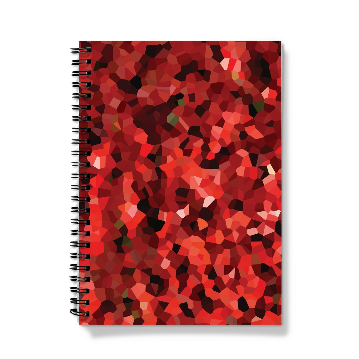 Abstract wiro-bound notebook unique art journal | Chilli