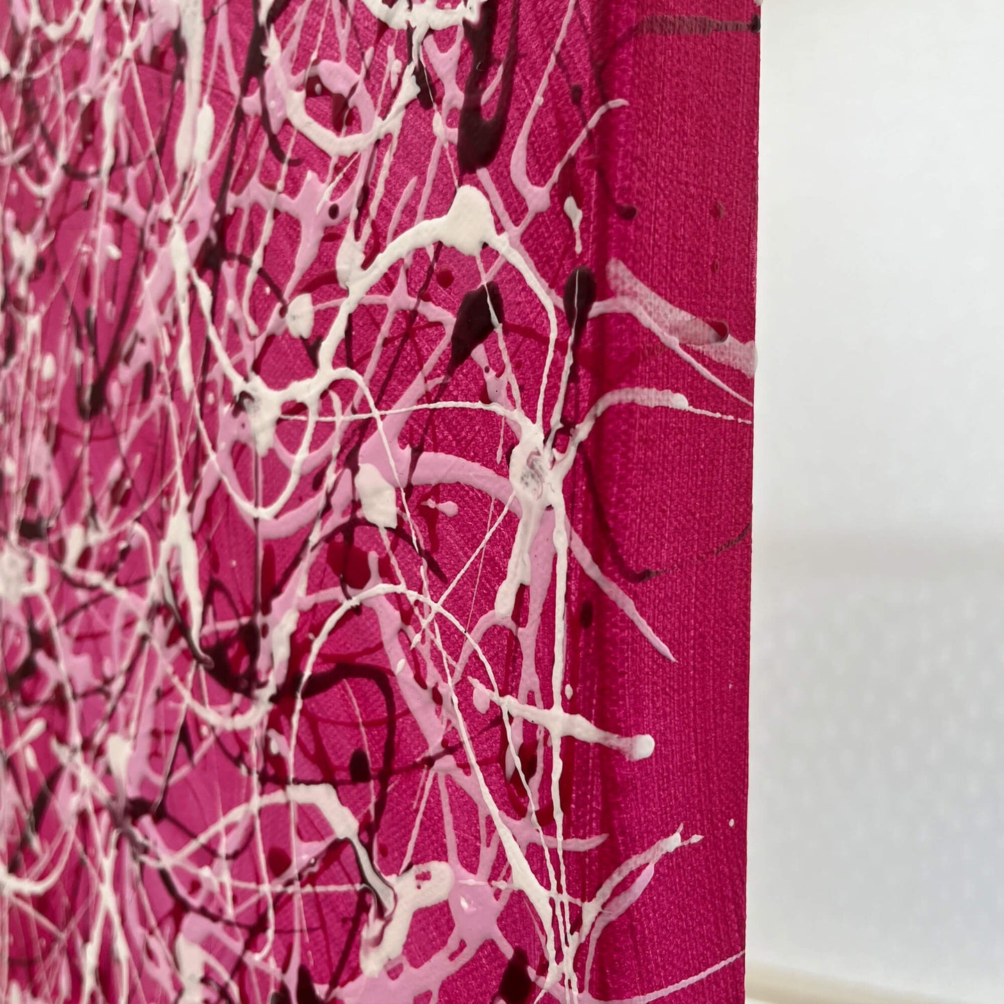 'Blush' - Original abstract painting on stretched canvas.
