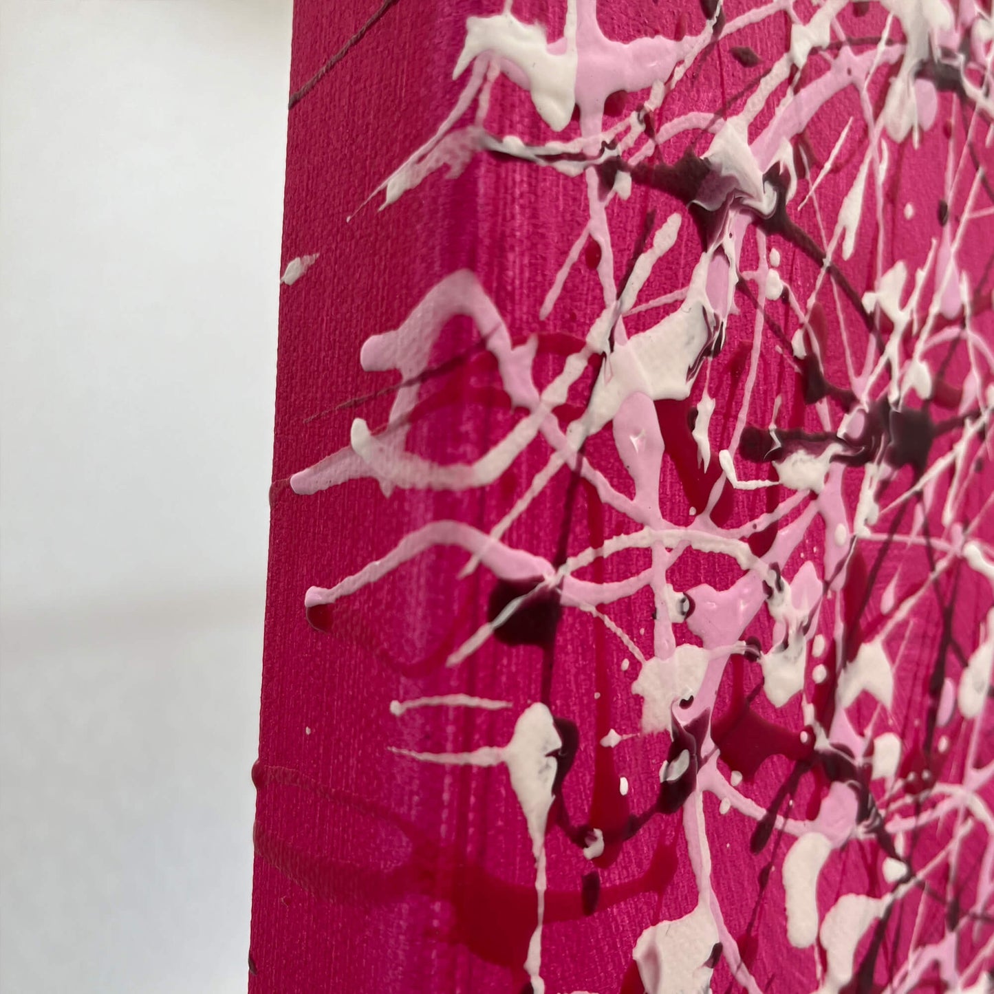 'Blush' - Original abstract painting on stretched canvas.