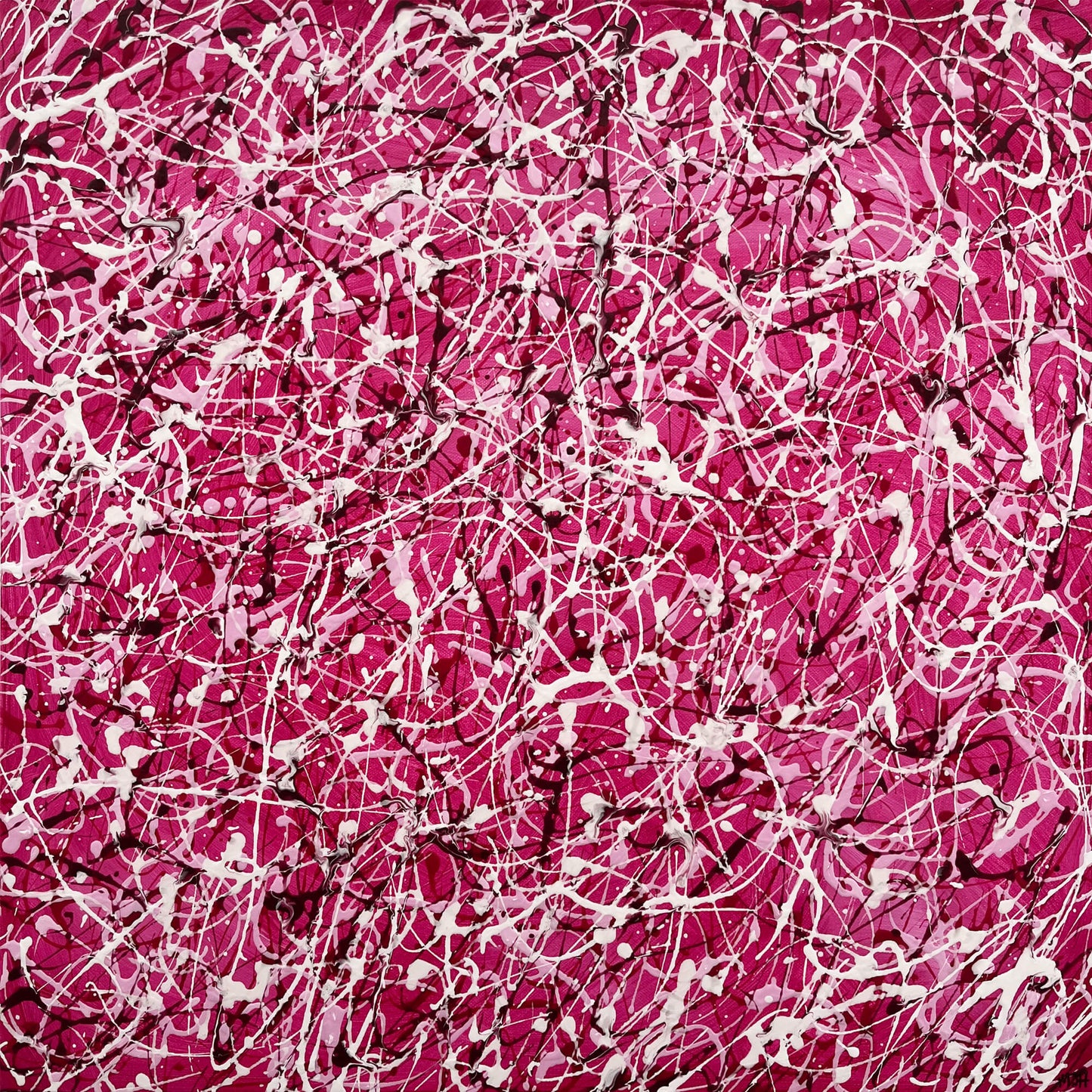 'Blush' - Original abstract painting on stretched canvas.