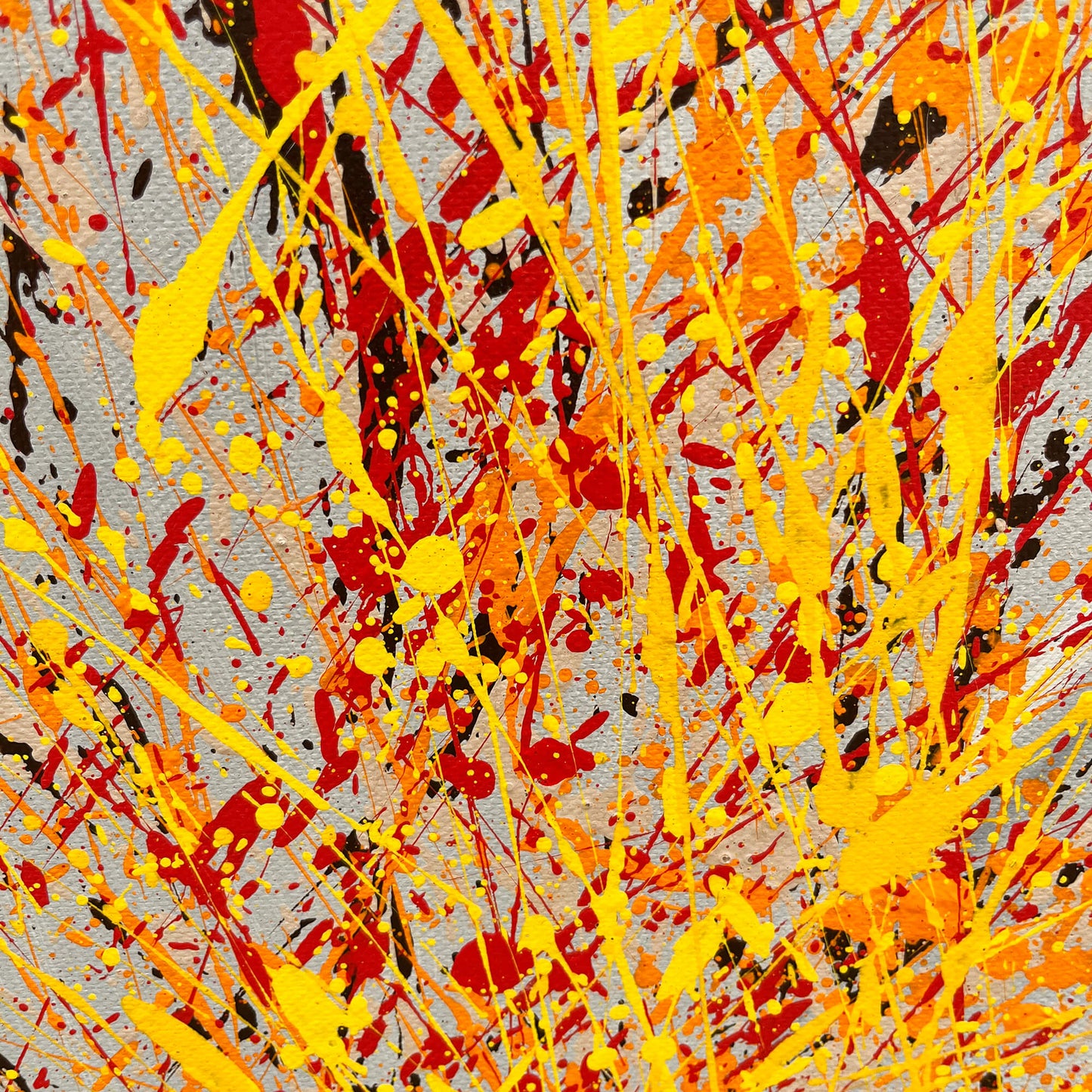 'Russet' - Original abstract painting on stretched canvas.