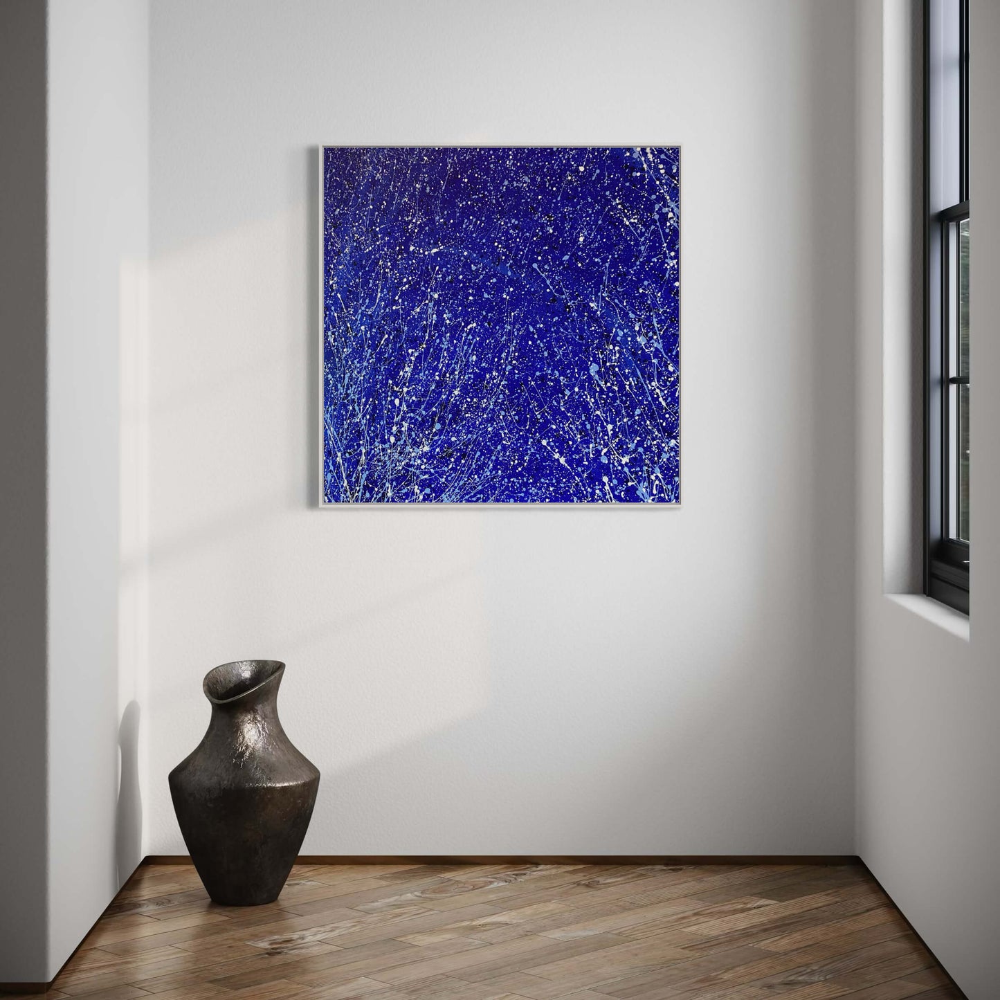 Seaspray II - Original acrylic abstract painting on box canvas.