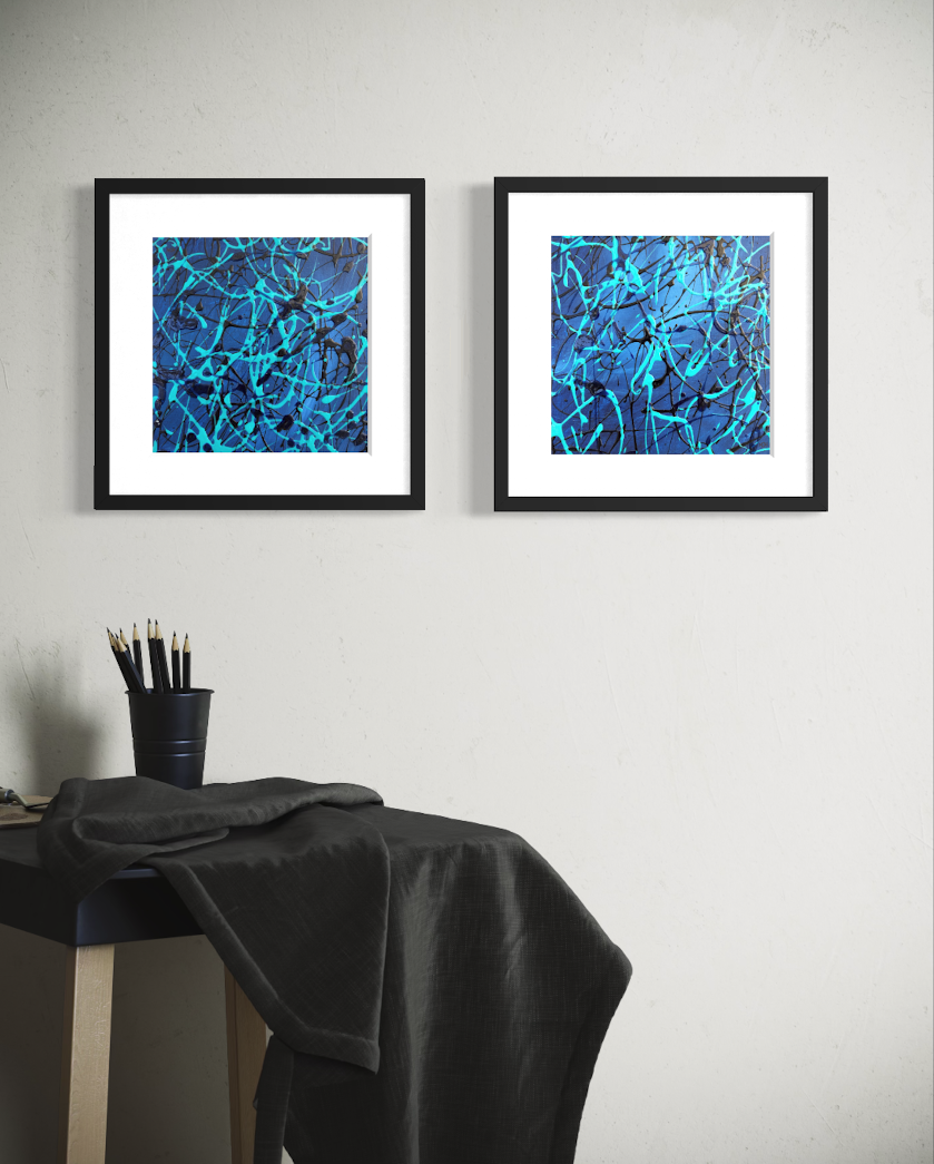 Current I & II | Original Artwork Pair