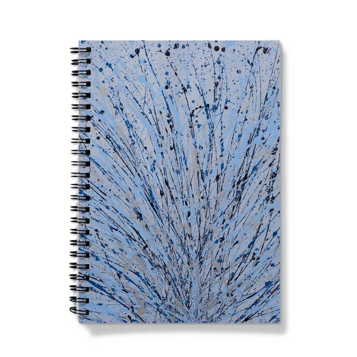 Abstract wiro-bound notebook unique art journal | Seasons IV