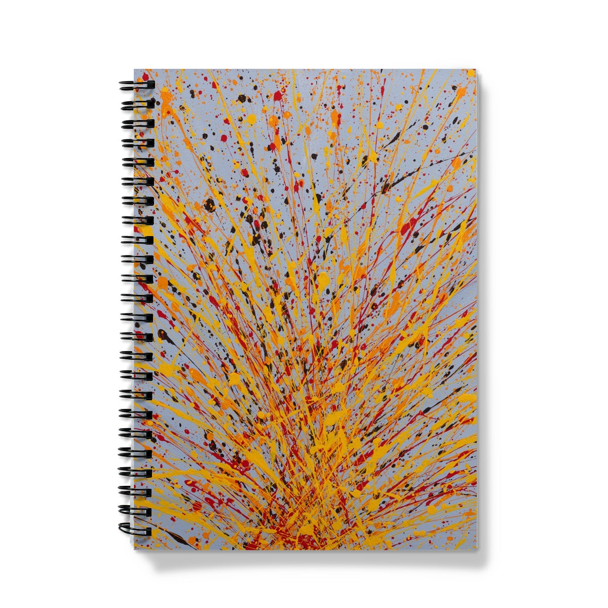 Abstract wiro-bound notebook unique art journal | Seasons III