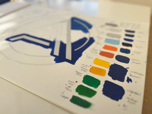 Amiga Finance bespoke artwork for a very blank wall