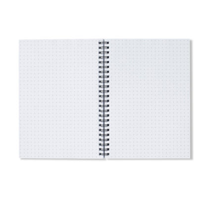 Blush wiro-bound notebook