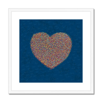 Love Is All Around - Framed and mounted print