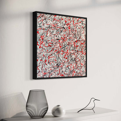 'Art of the matter' - Original abstract painting on stretched canvas.