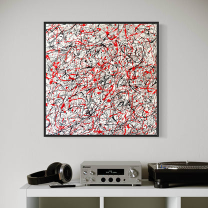 'Art of the matter' - Original abstract painting on stretched canvas.