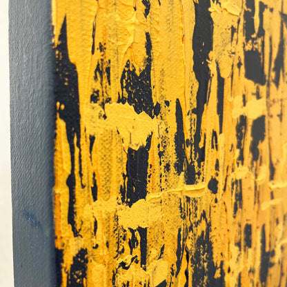 Gilded I  - Original abstract painting on stretched canvas.