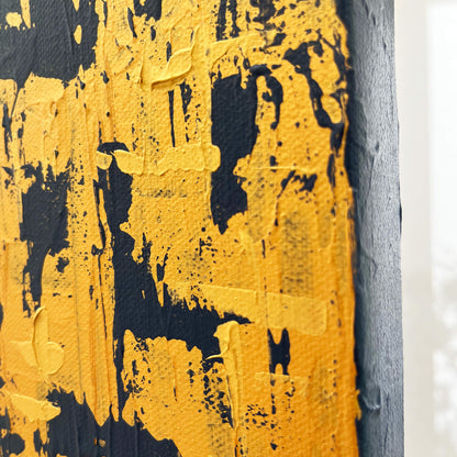 Gilded I  - Original abstract painting on stretched canvas.