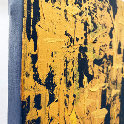 Gilded II  - Original abstract painting on stretched canvas.