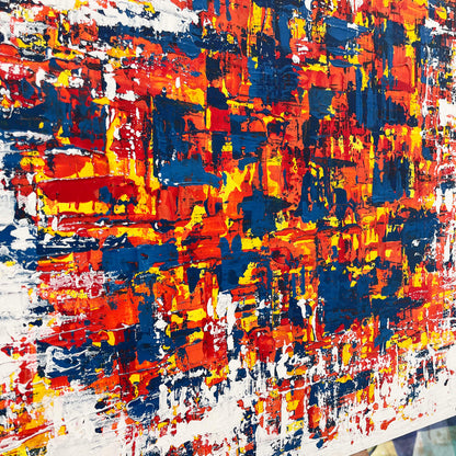 'Reveal' - Original abstract painting on stretched canvas.