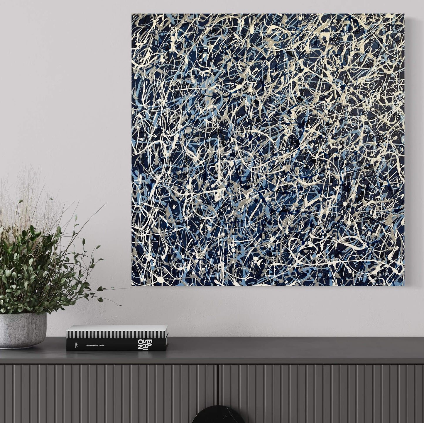 'Maelstrom' - Original abstract painting on stretched canvas.