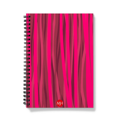 Stripes IV wiro-bound notebook