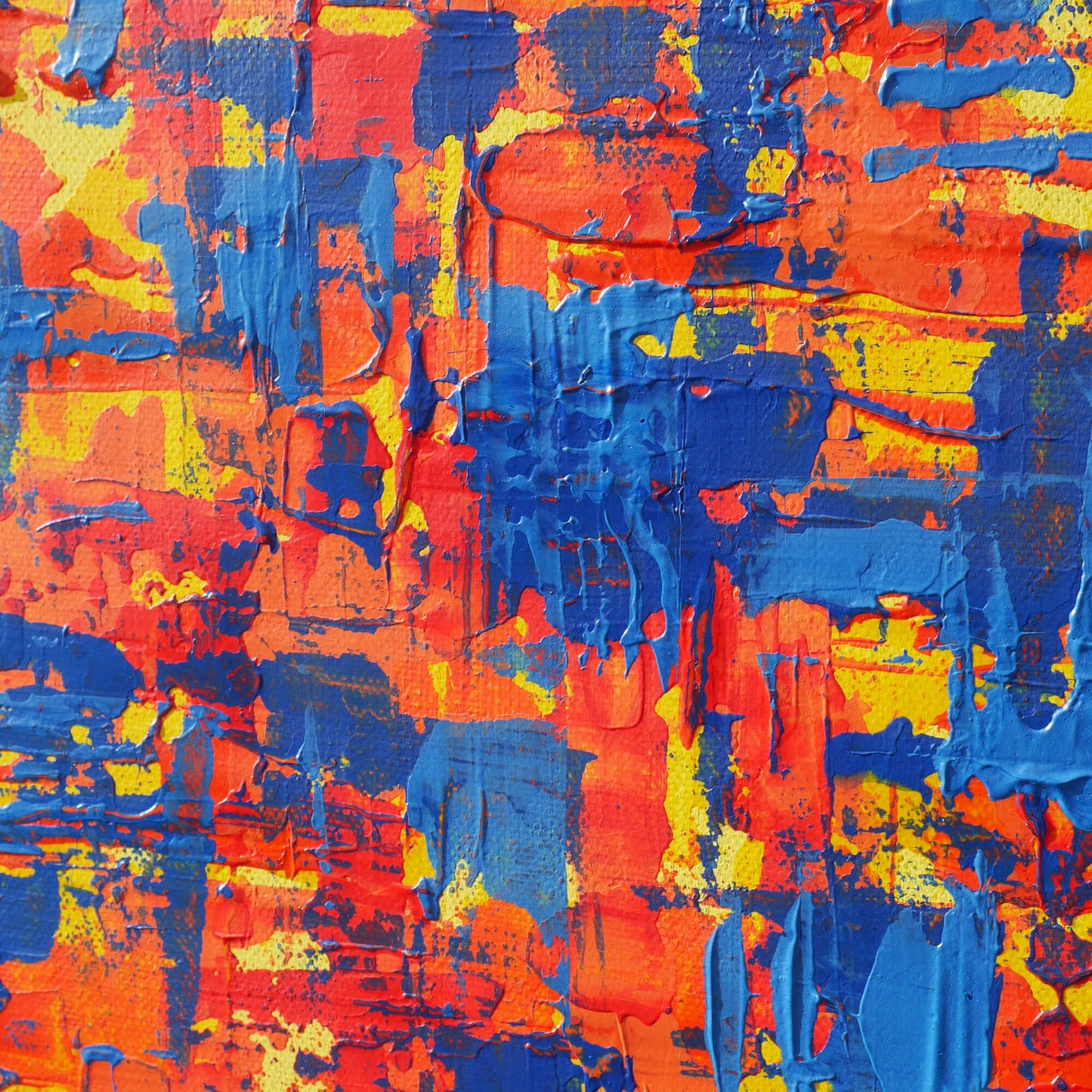 Original abstract painting on stretched canvas.