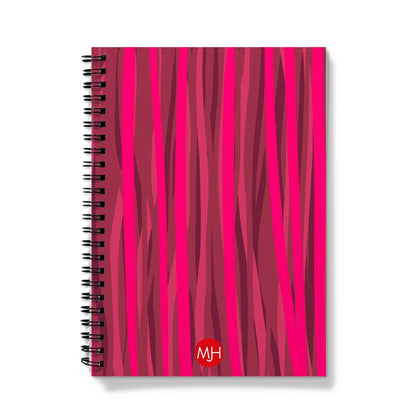 Stripes IV wiro-bound notebook