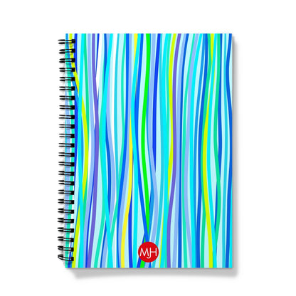 Stripes II wiro-bound notebook