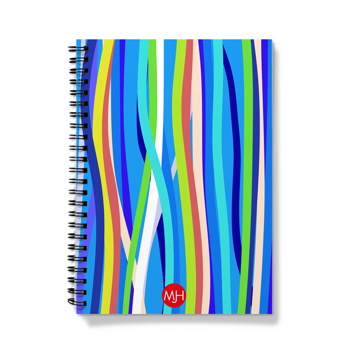 Stripes III wiro-bound notebook